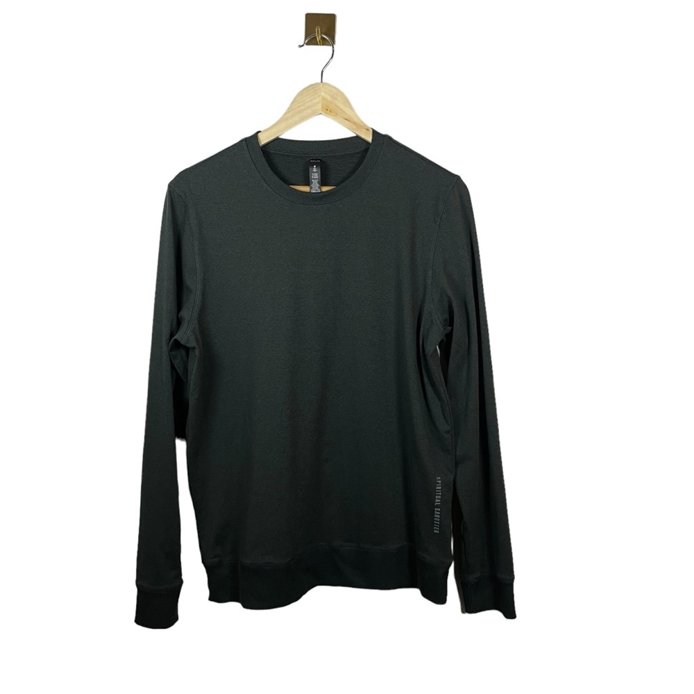 Spiritual Gangster Men's Black Crew Neck Shirt